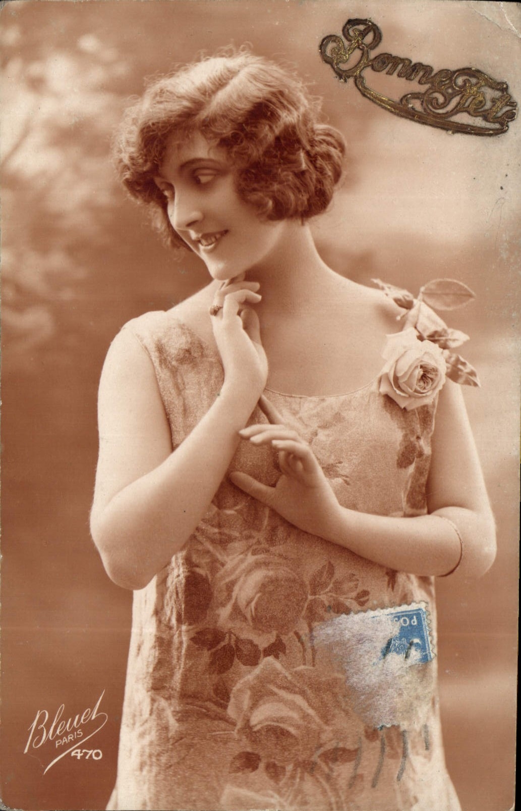 CPA Bonne Fete Femme