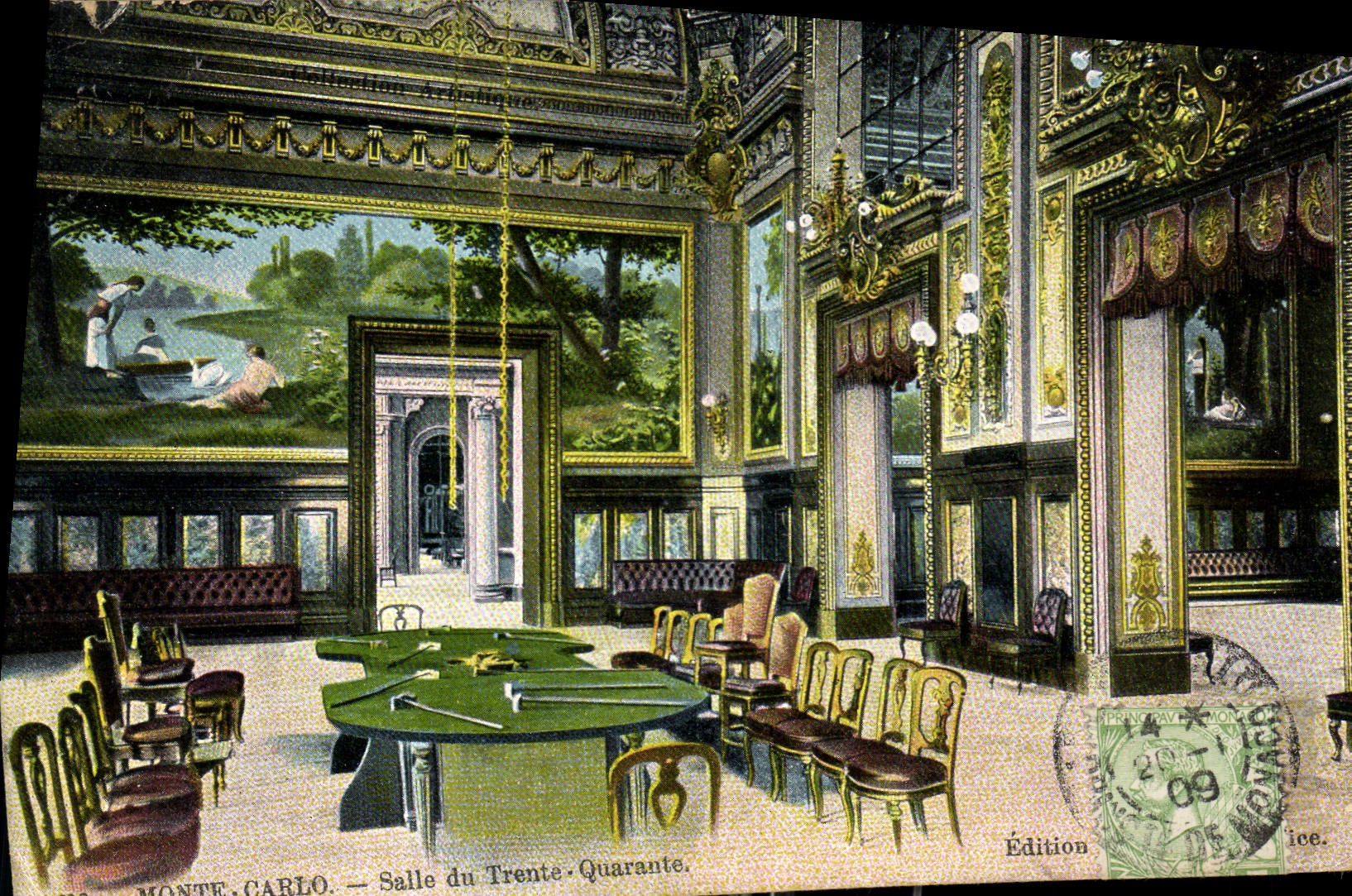 Monte-Carlo — Salle du Trente-Quarante — Edition de Monaco