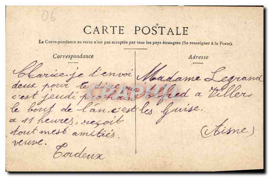 Monte-Carlo - Vue Générale - Tir aux Pigeons — AERCK & Cie PARIS — Rückseite