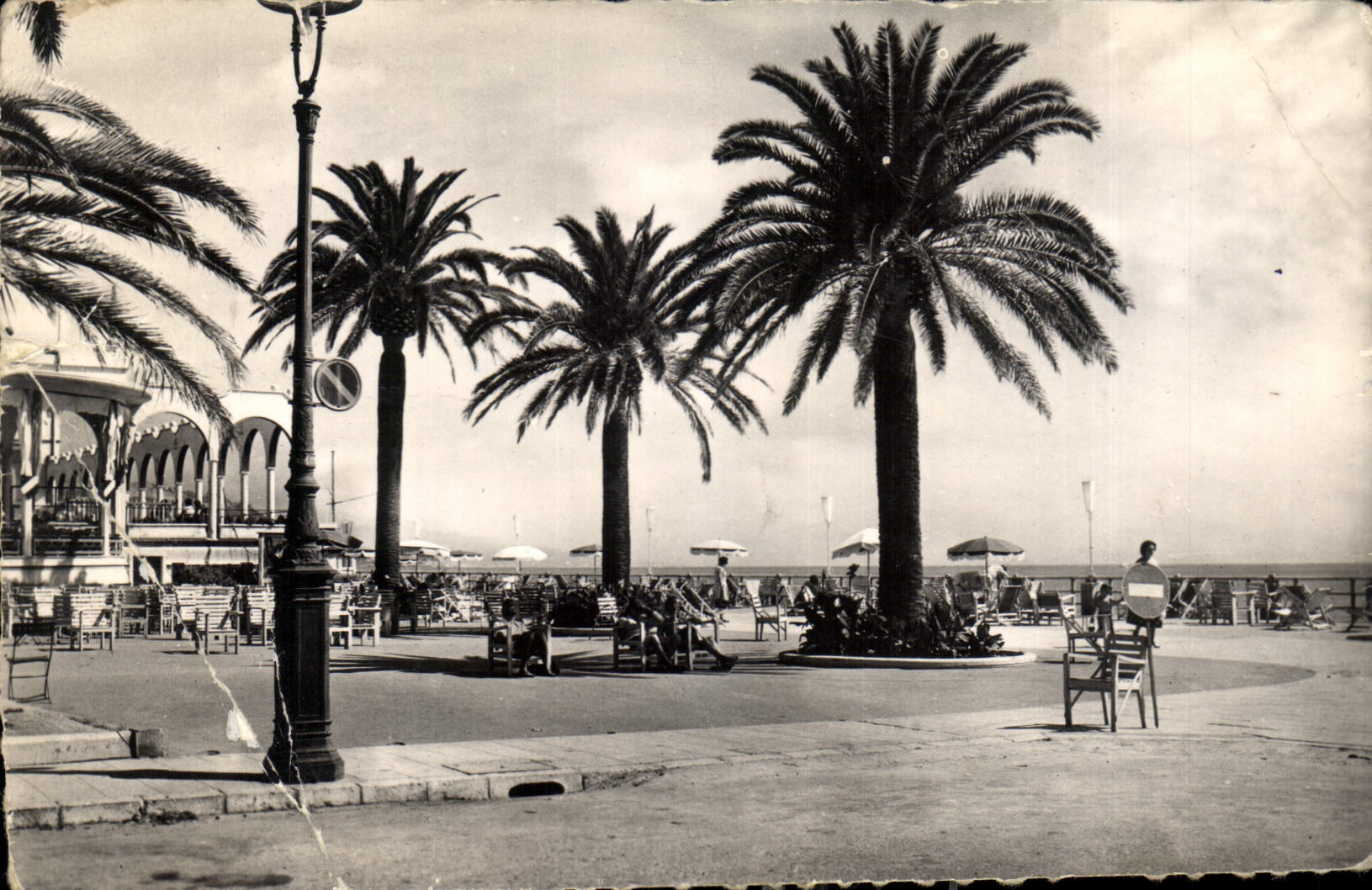 CPA Menton Promenade du Bord de Mer et le Casino 
