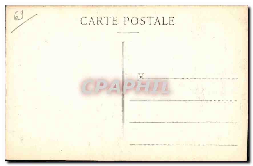 CPA Lyon Basilique de Notre Dame de Fourviere Tableau d'Orsel et Tribune superieure  — Verso