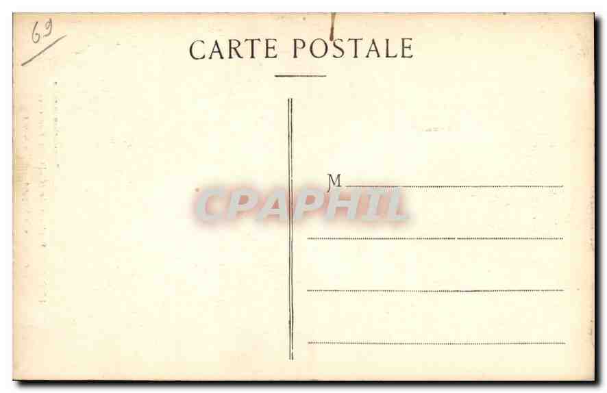 CPA Lyon Basilique de ND de Fourviere Escalier de la Crypte La Croix  — Rückseite