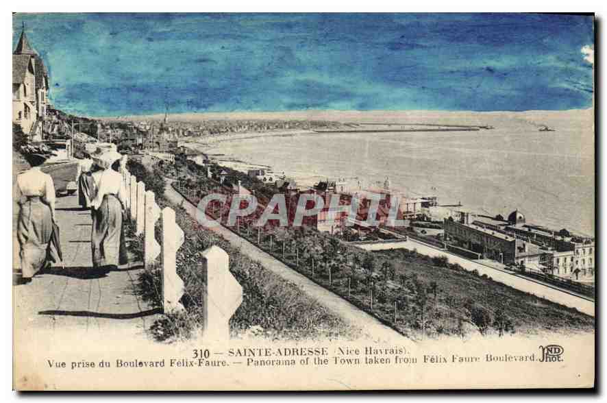 CPA Sainte Adresse Nice Havrais Vue prise du Boulevard Felix Faure 