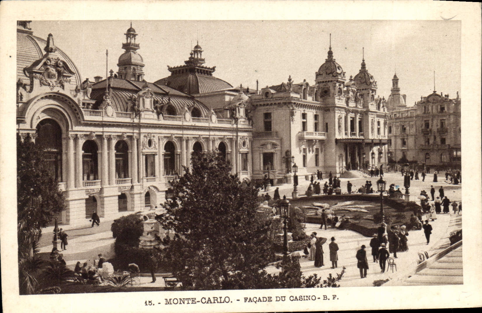 CPA Monte Carlo Facade du Casino 