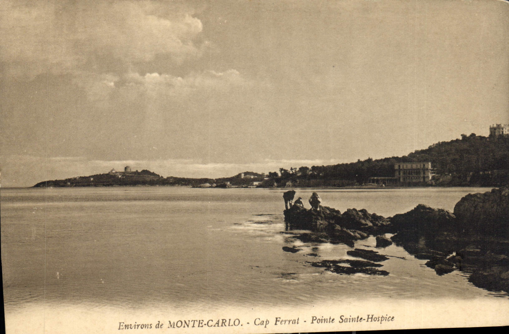 CPA Environs de Monte Carlo Cap Ferrat Pointe Sainte Hospice 