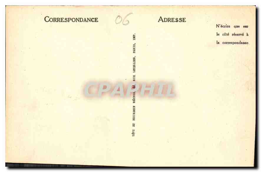 CPA Monaco Vue Generale de la Principaute  — Rückseite