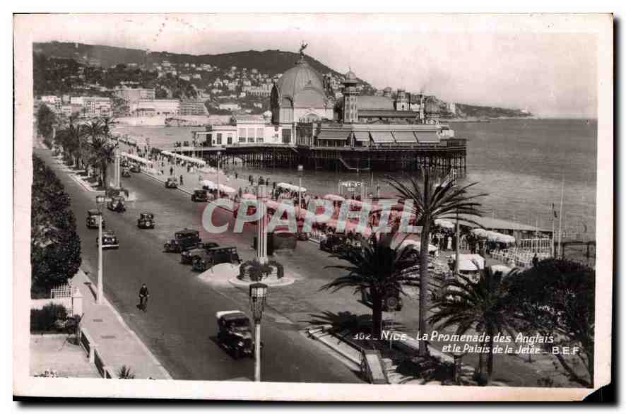 CPA Nice Promenade des Anglais et le Palais de la Jetee 