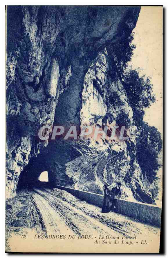 CPA Les Gorges du Loup Le Grand Tunnel du Saut du Loup 