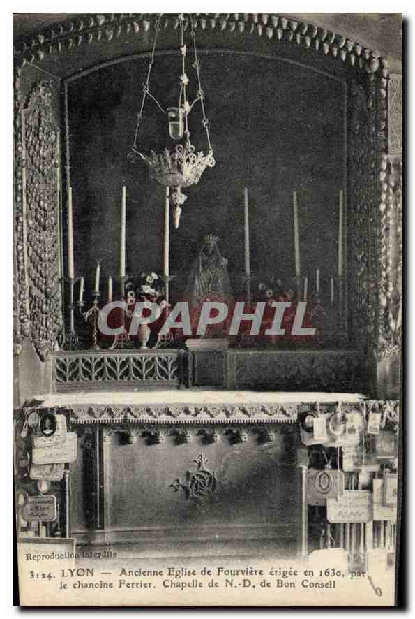 CPA Lyon Ancienne Eglise de Fourviere erigee en 1630 
