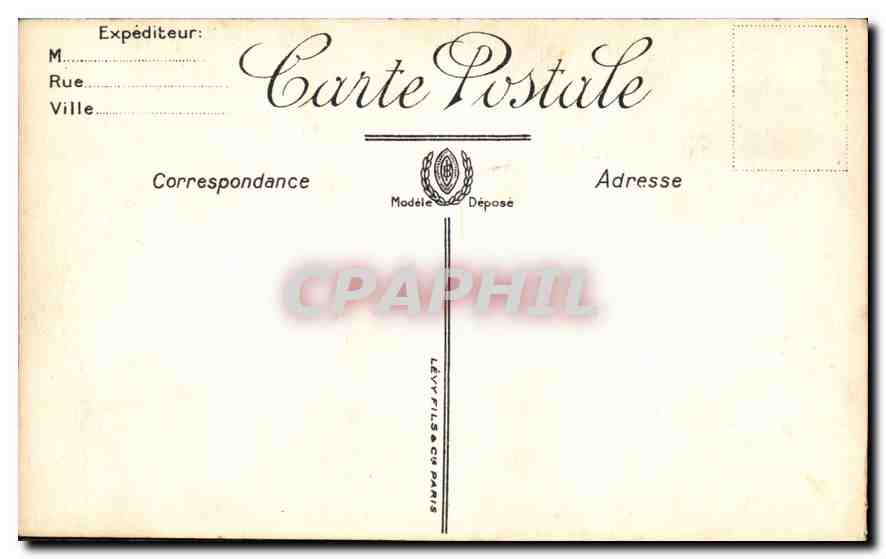CPA Lyon La Vierge Miraculeuse de ND de Fourviere  — Verso