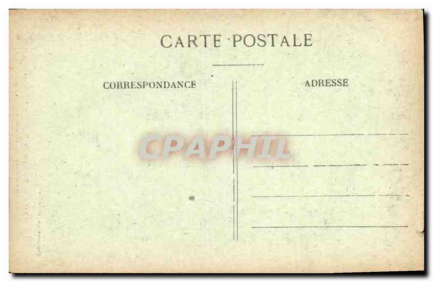 CPA Lyon Basilique de ND de Fourviere Tableau d'Orsel et Tribune superieure  — Verso