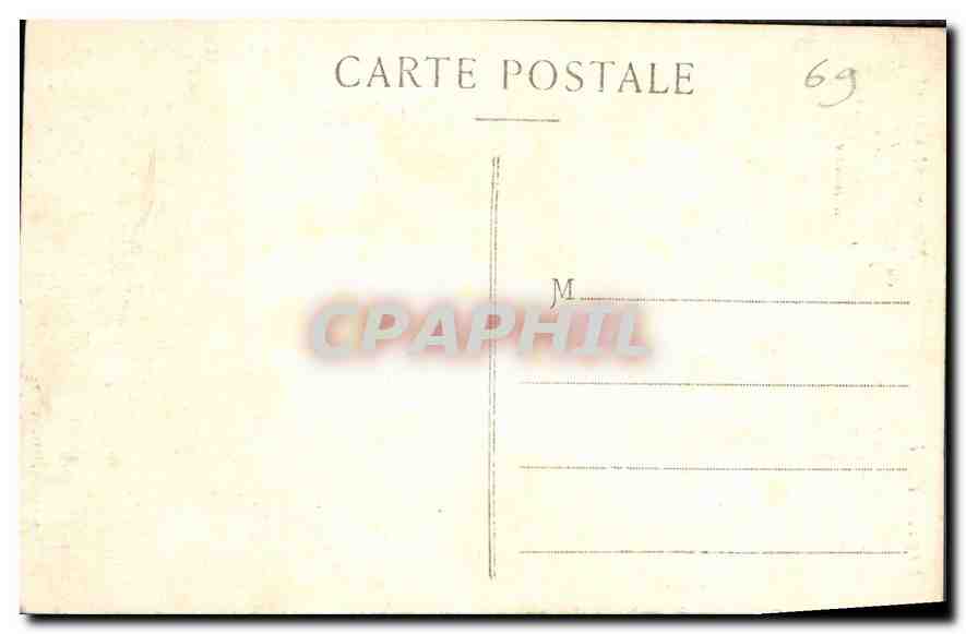 CPA Lyon Monument Carnot  — Rückseite