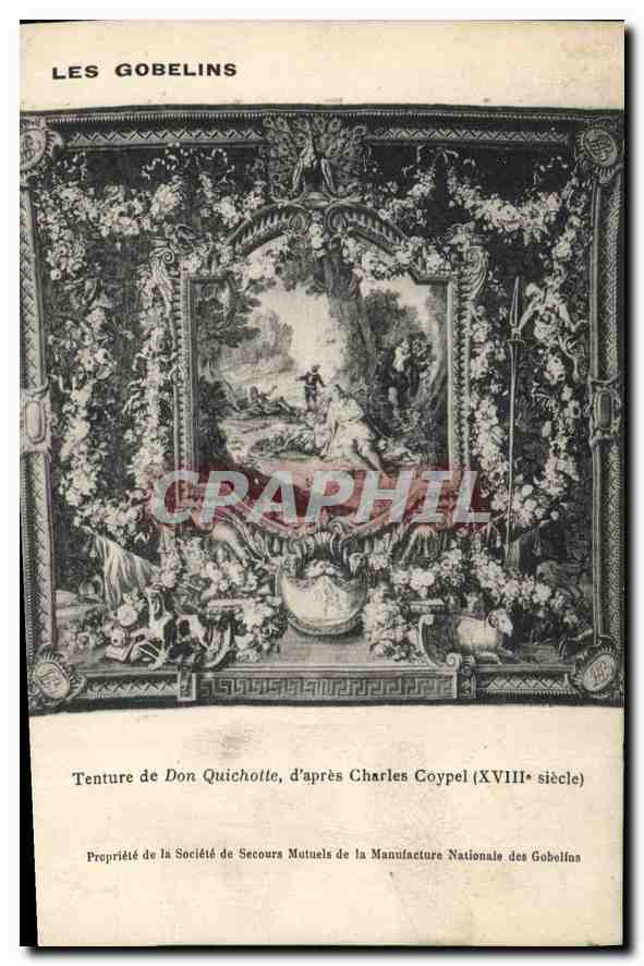 Les Gobelins — Tenture de Don Quichotte, d'après Charles Coyipel (XVIIIe siècle) — Société de Secours Mutuels de la Manufacture Nationale des Gobelins