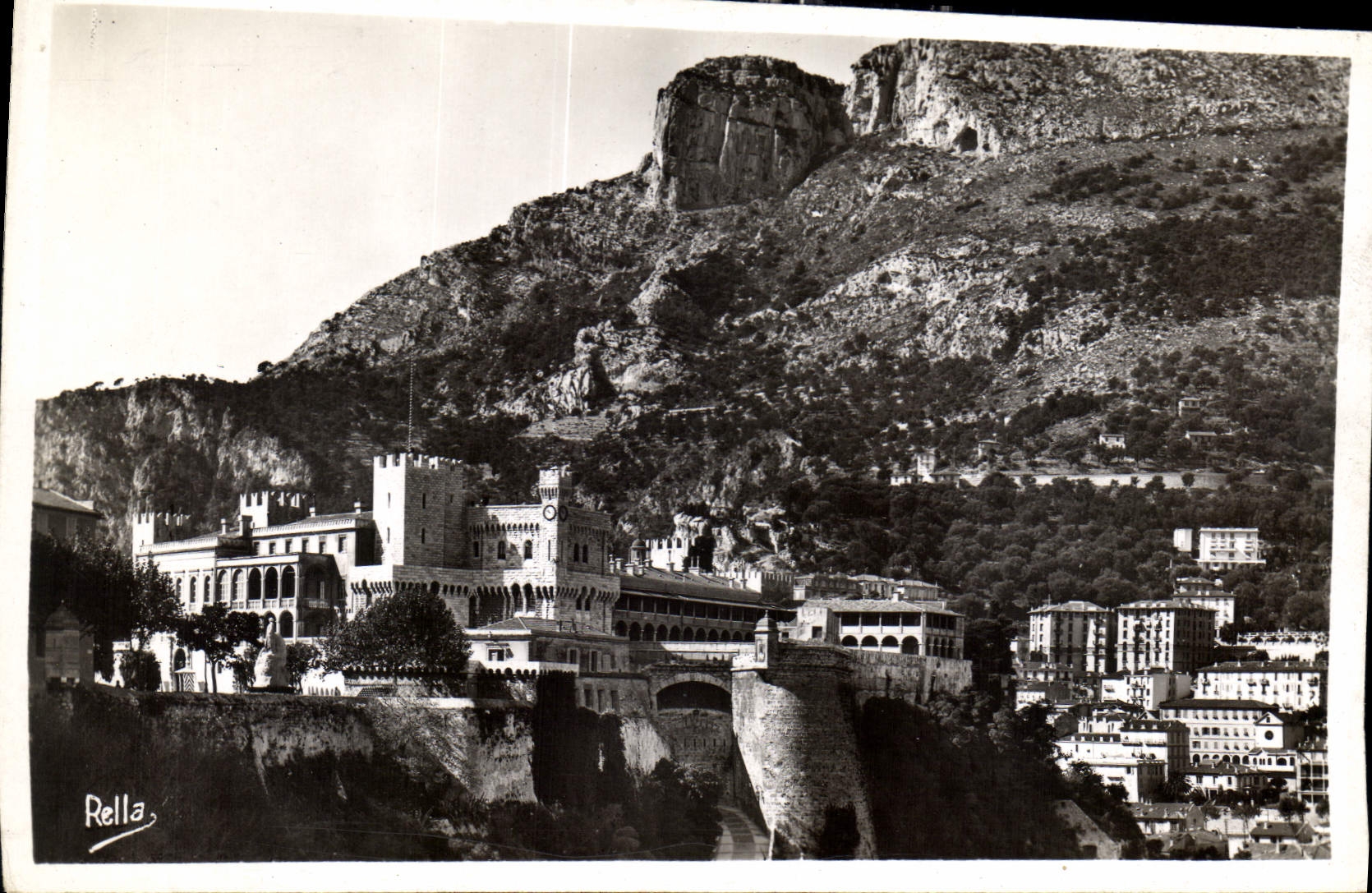 Monaco - Le Palais du Prince et la Tête de Chien — Rella, Collection « La Côte d'Azur »