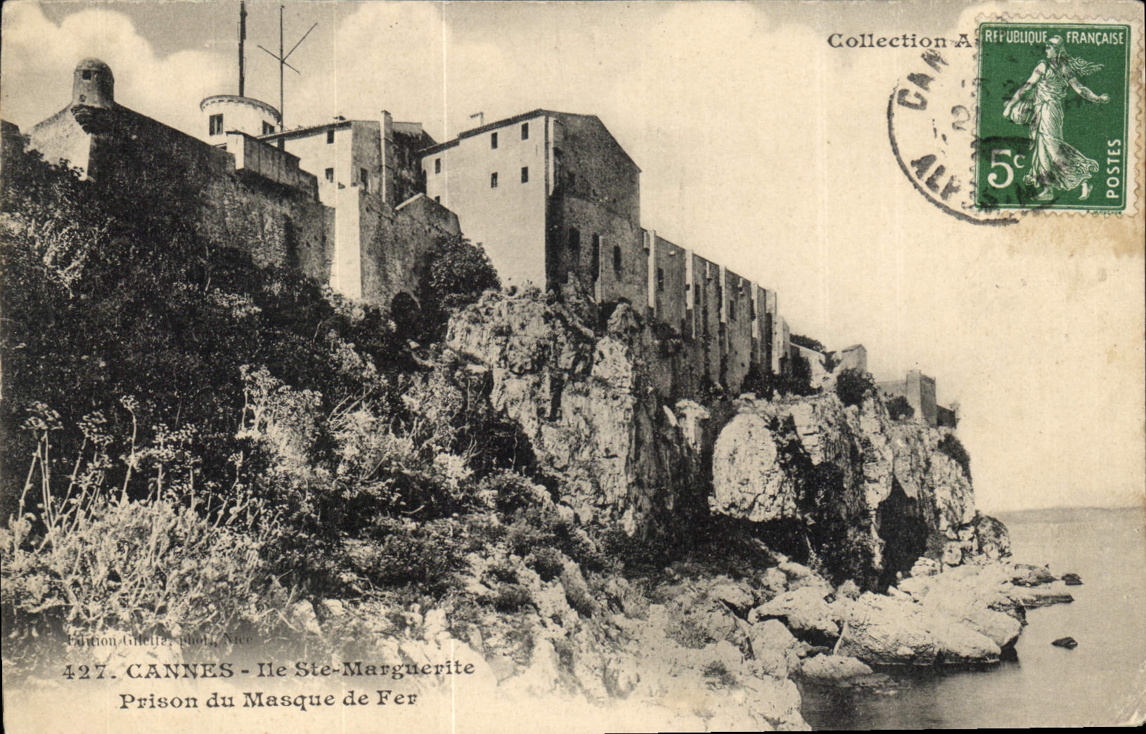 CANNES - Ile Ste-Marguerite - Prison du Masque de Fer — Édition Giletta, NICE, n°427