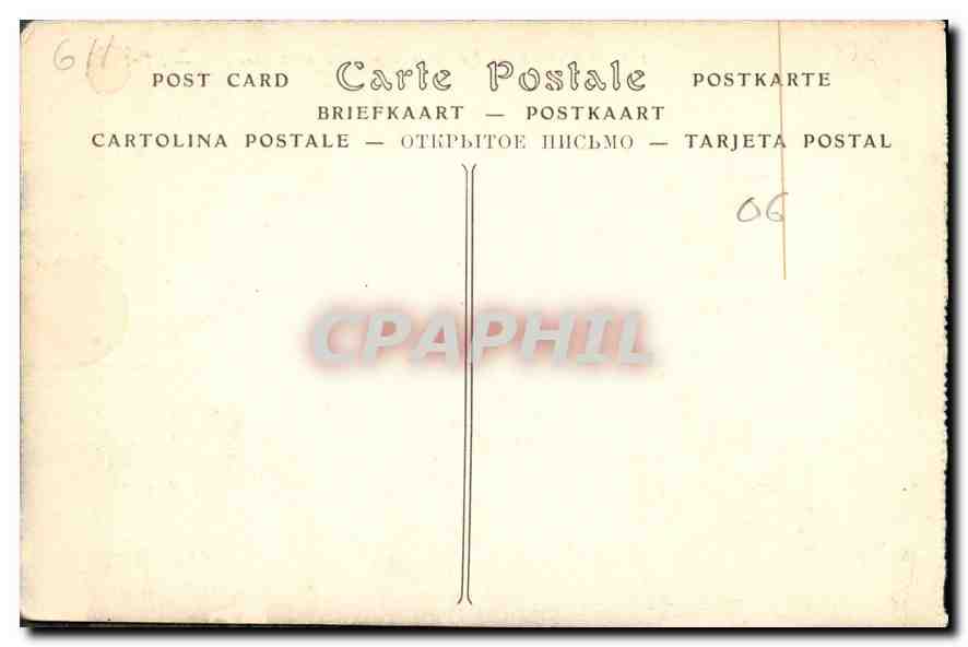 CPA Cannes Vue generale prise du Mont Chevalier  — Verso