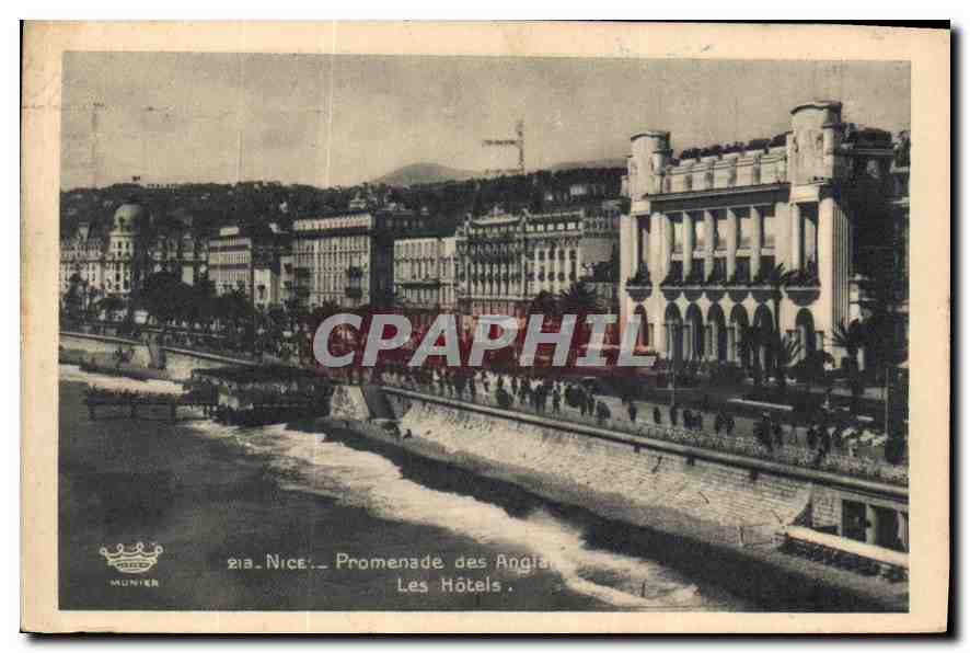 CPA Nice Promenade des Anglais Les Hotels 