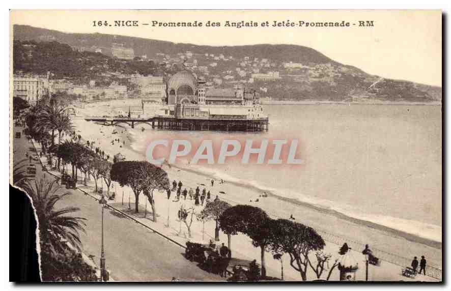 CPA Nice Promenade des Anglais et Jetee Promenade 