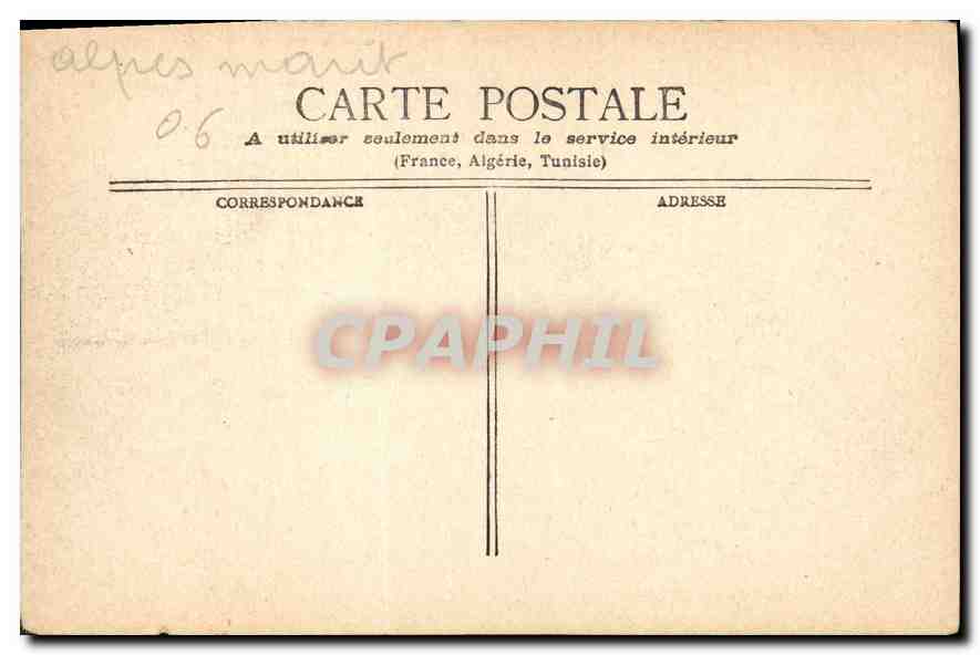 CPA Monte Carlo Vue Generale Tir Aux Pigeons  — Rückseite