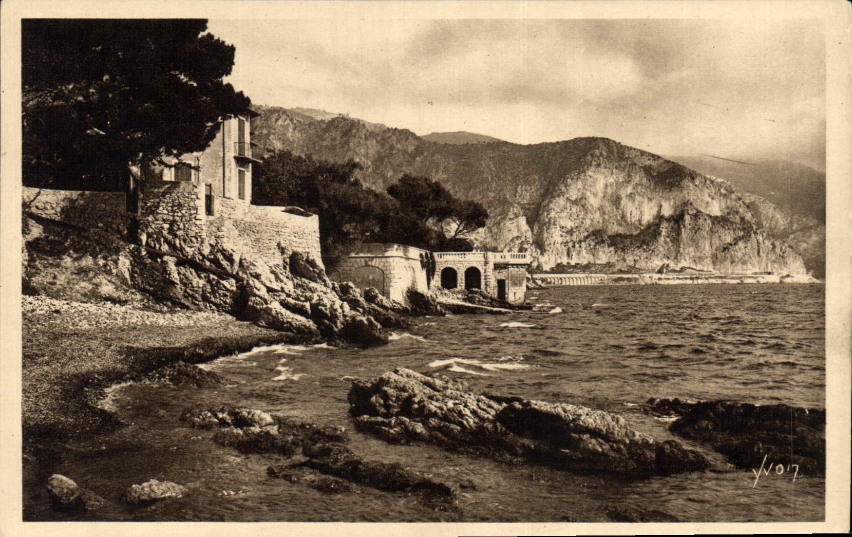 CPA Beaulieu Alpes Maritimes Un coin pittoresque 