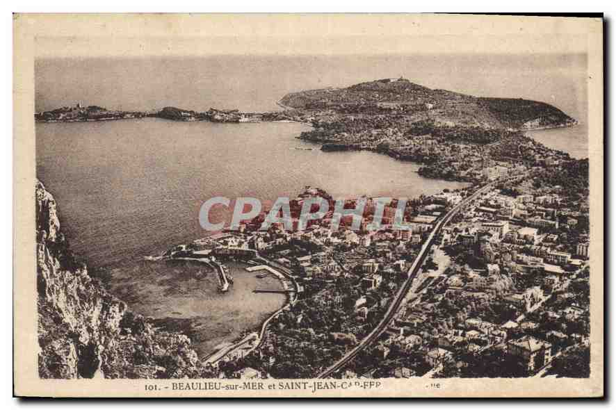 CPA Beaulieu sur Mer et Saint Jean Cap 