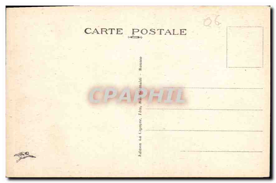 CPA Beaulieu sur Mer et Saint Jean Cap  — Verso