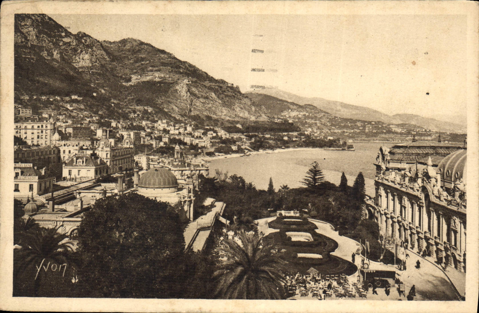 Monte Carlo — Vue générale sur le Cap Martin — Les Éditions d'Art VV017
