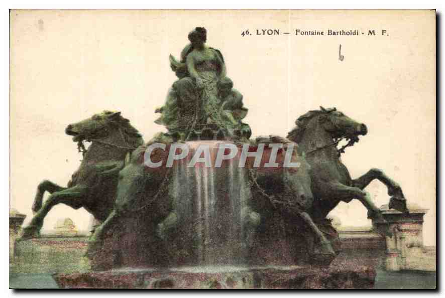 CPA Lyon Fontaine Bartholdi 
