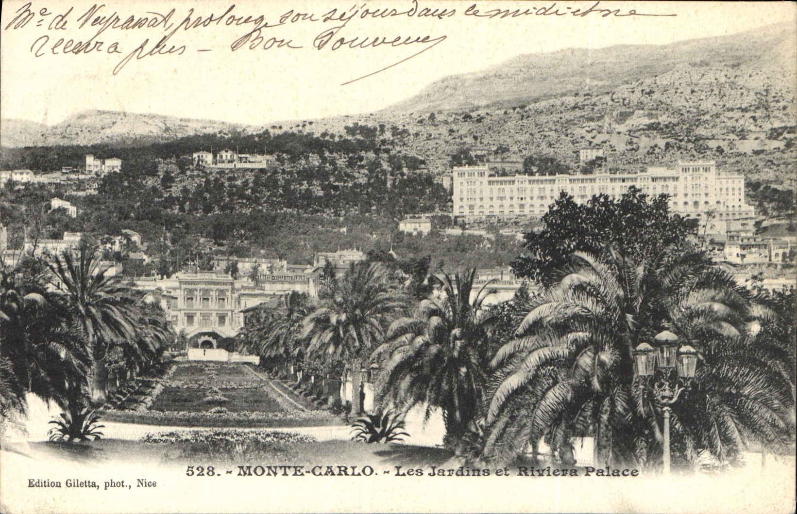 CPA Monte Carlo Les Jardins et Riviera Palace 