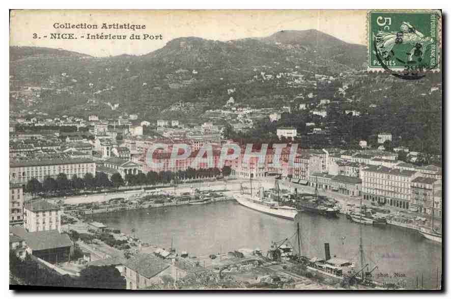 CPA Nice Interieur du Port 
