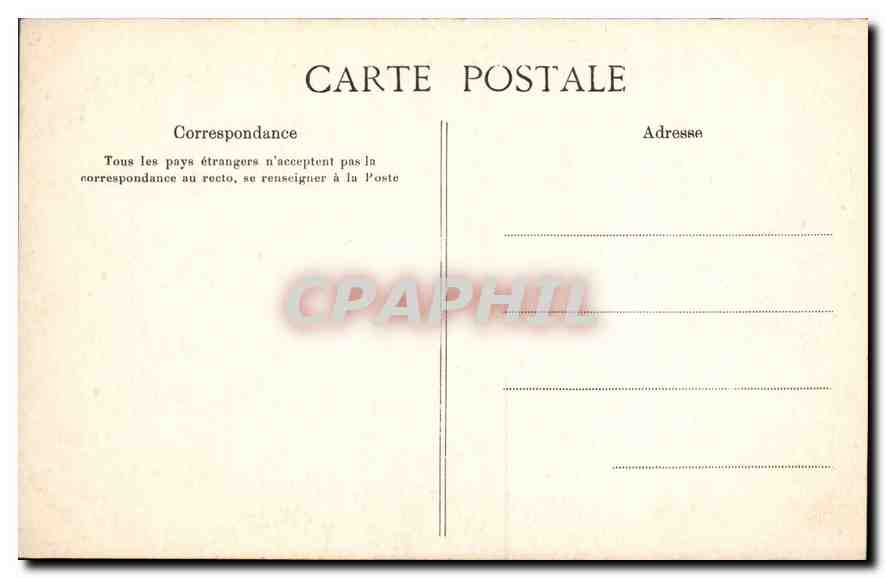CPA La Point du Raz Etude de roche La tete de cochon et le chapeau de General  — Rückseite
