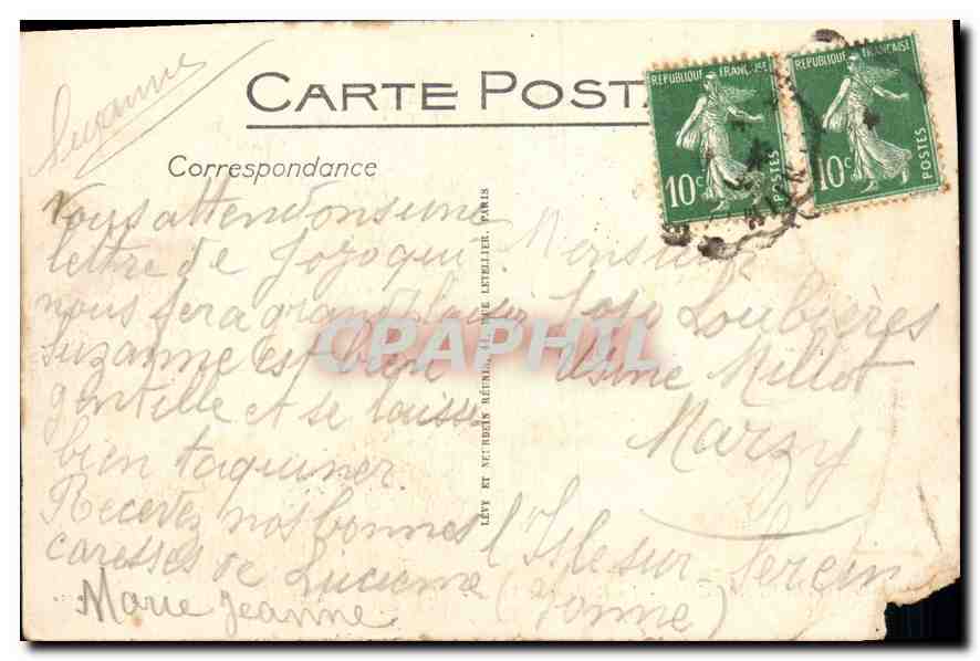 Villefranche - La Rade et la Ville - Selecta — Verso