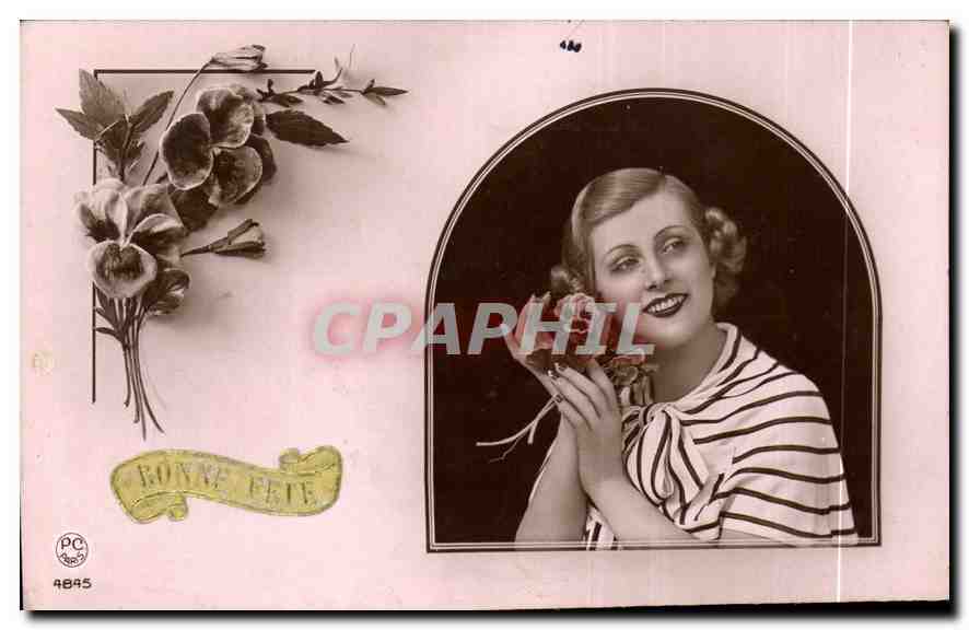 CPA Bonne Fete Fleurs
