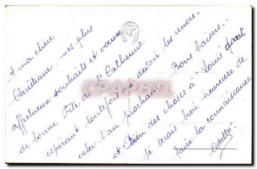 CPA Femme Fleurs — Rückseite