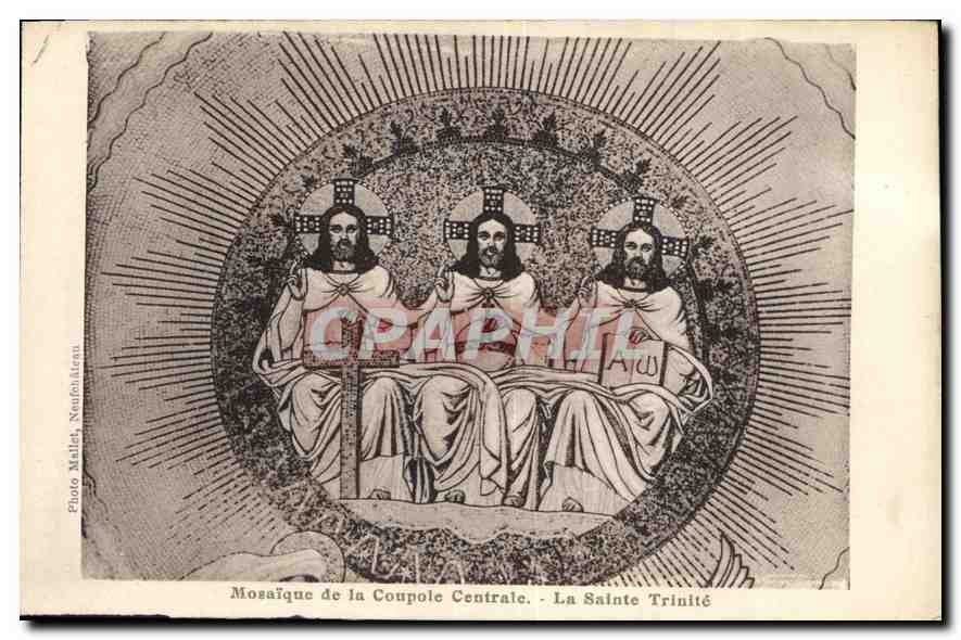 CPA Mosaique de la Coupole Centrale La Sainte Trinite 