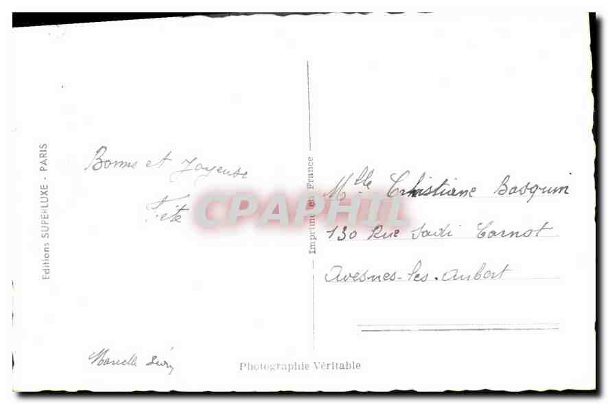 CPA Vive Ste Catherine Homme — Verso