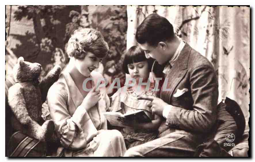 CPA Femme Enfant
