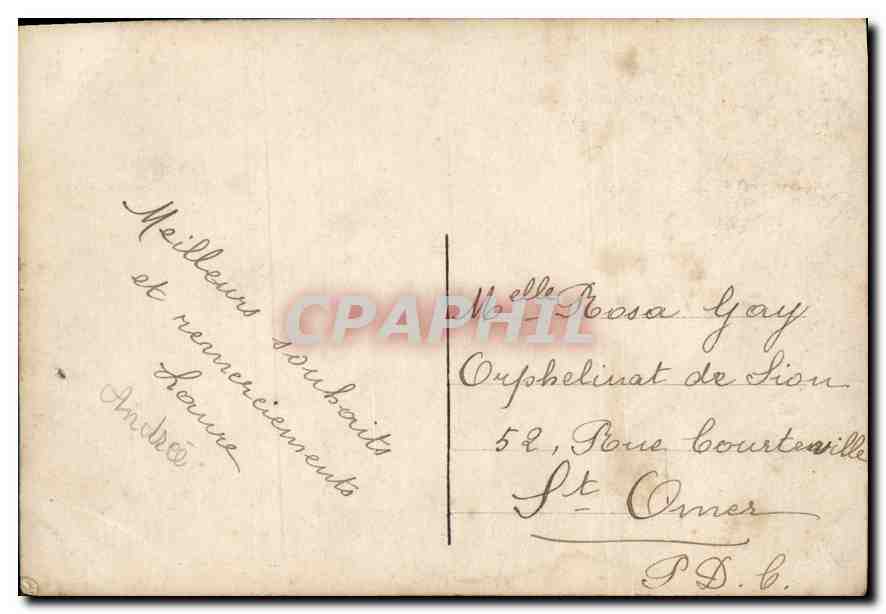 CPA Bonne Annee Femme — Rückseite