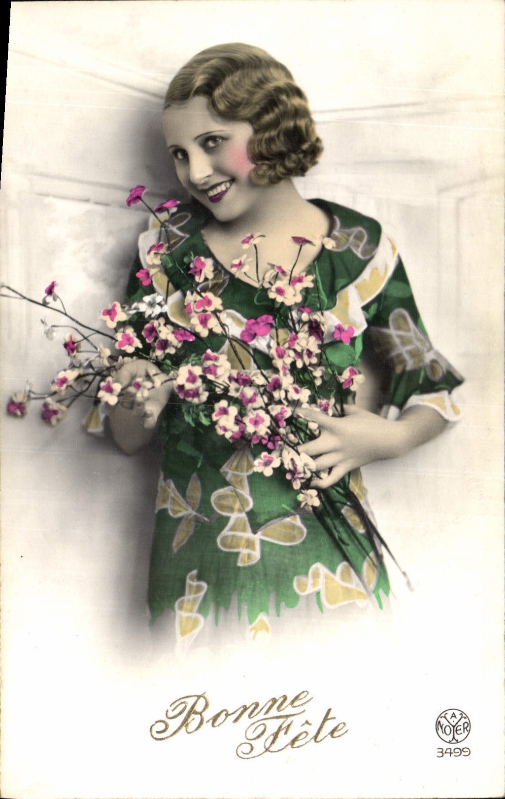 CPA Bonne Fete Femme