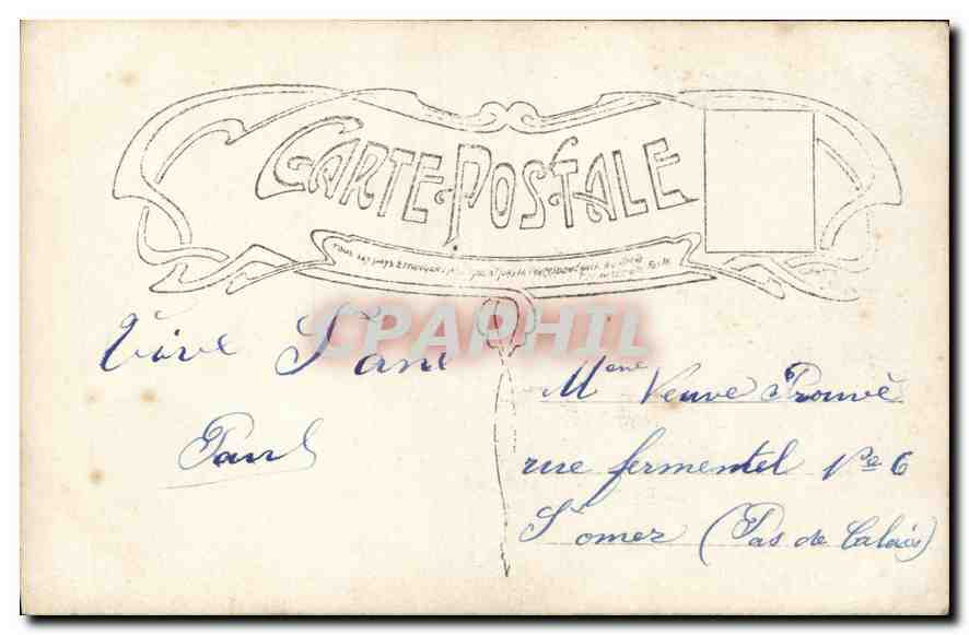 CPA Joyeux Anniversaire Homme — Verso