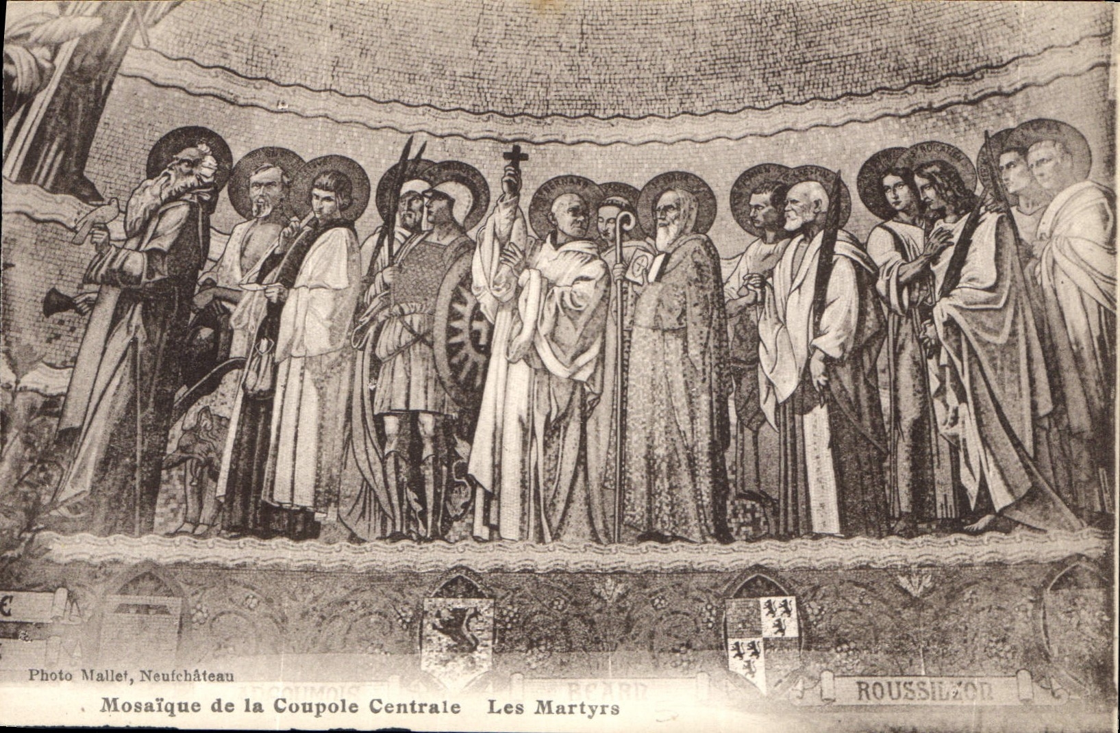 CPA Mosaique de la Coupole Centrale Les Martyrs 
