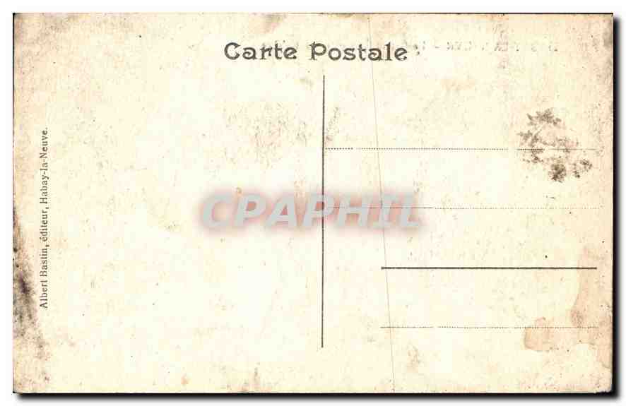 CPA Habay La Nweuve Le Grand Etang du Pont d'Oye  — Rückseite