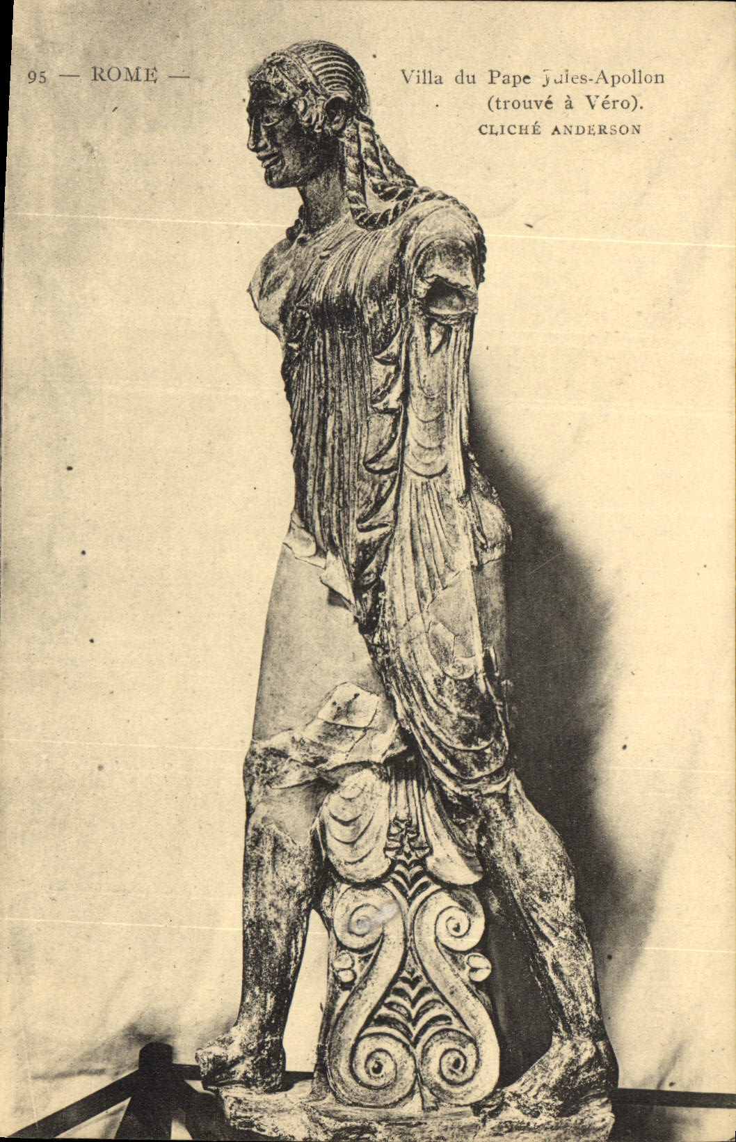 CPA Rome Villa du Pape Jules Apollon 