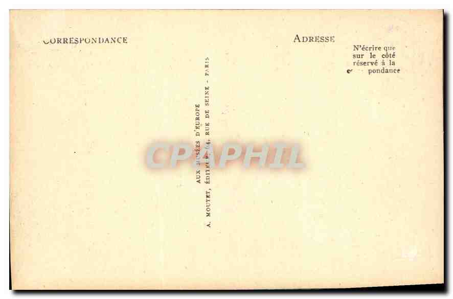 CPA Rome Villa du Pape Jules Apollon  — Verso