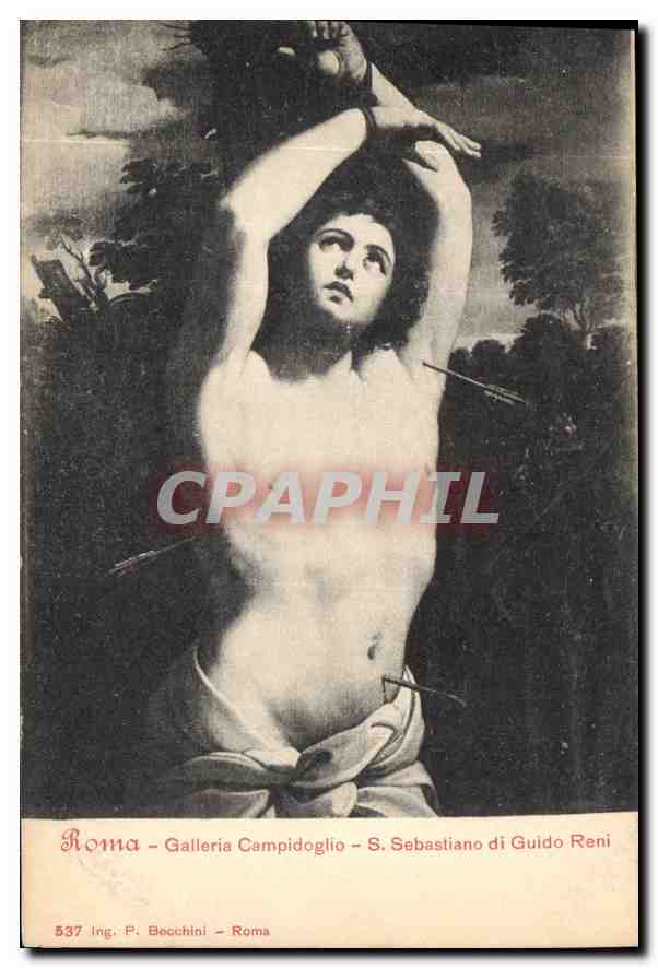 CPA Roma Galleria Campidoglio S Sebastiano di Guido Reni 