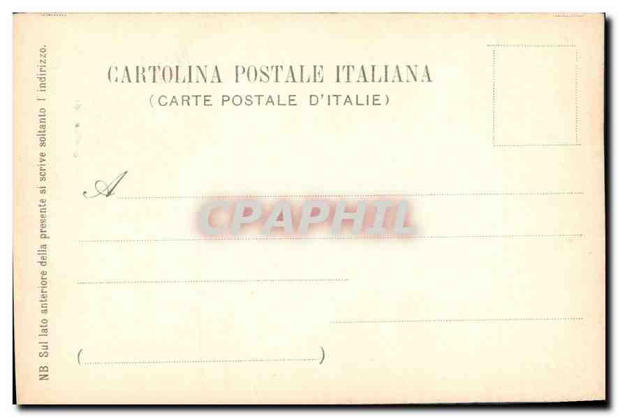 CPA Roma Galleria Campidoglio S Sebastiano di Guido Reni  — Verso
