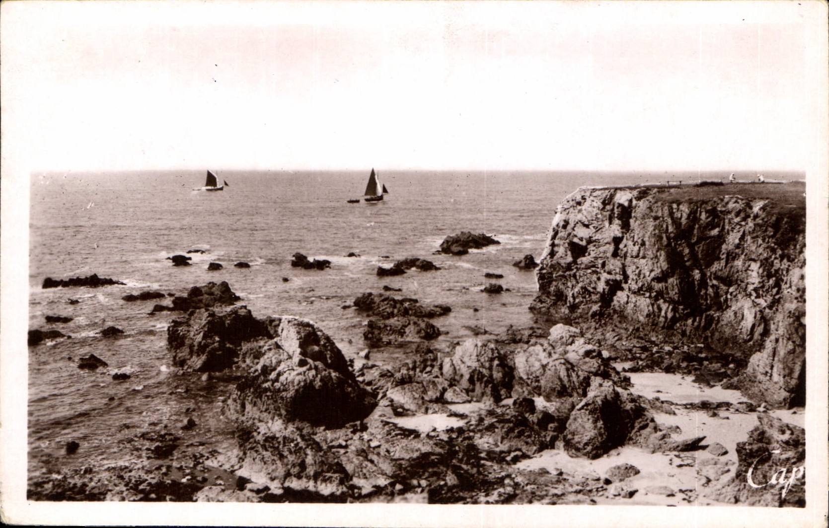 CPA Les Rochers de la Grande Cote 