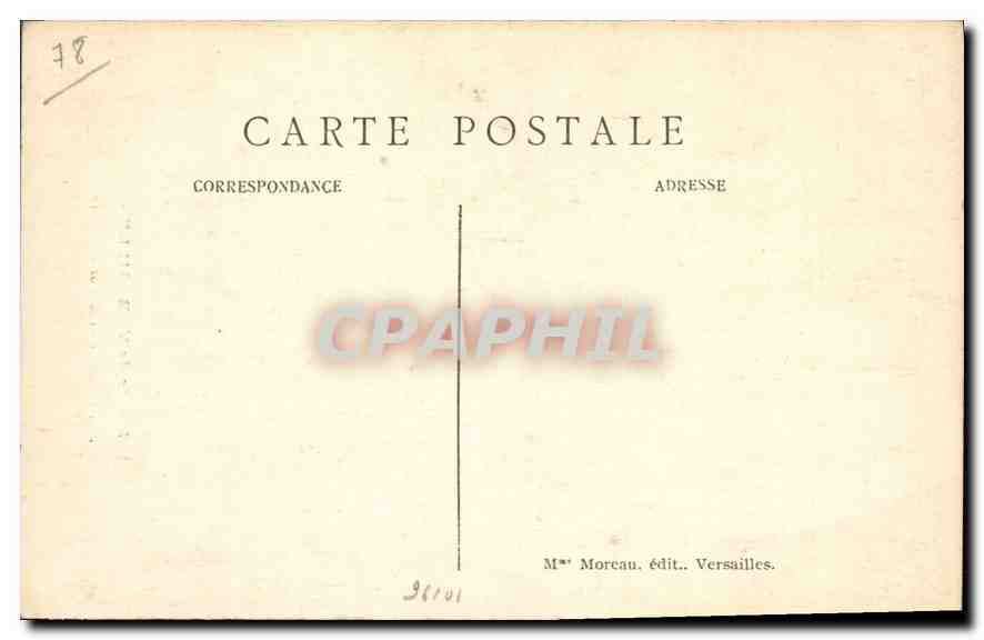 CPA Musee de Versailles Marie Louise et le Roi de Rome  — Verso
