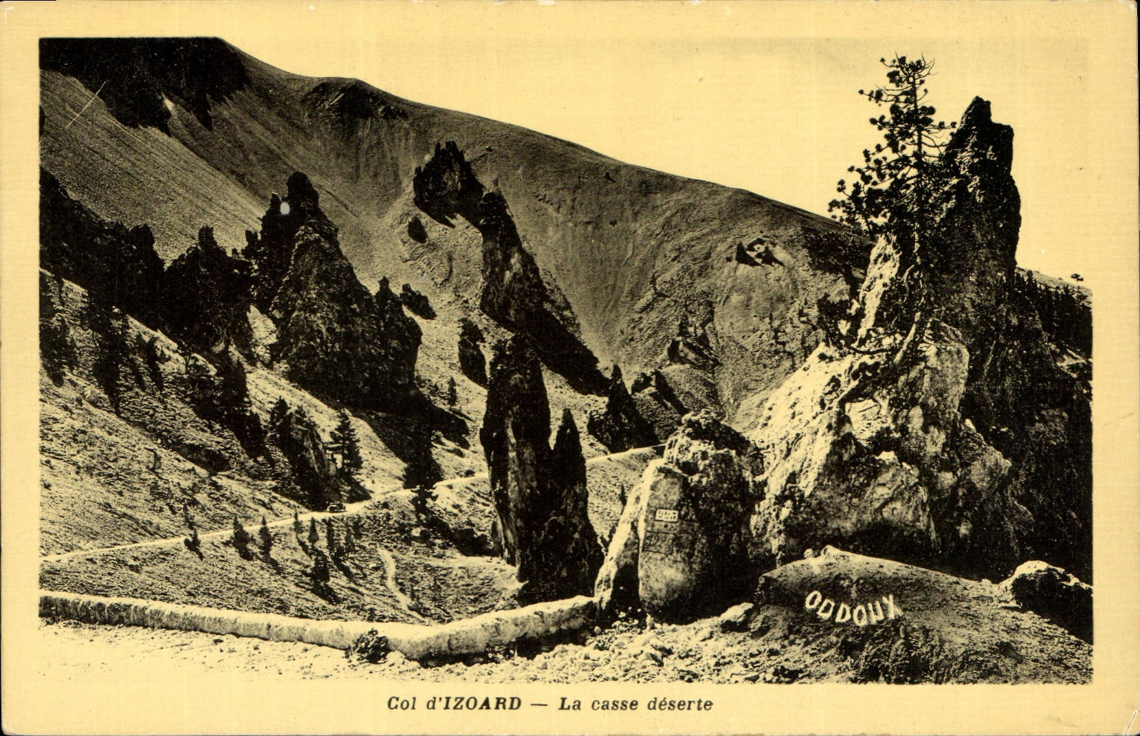 Col d'Izoard — La casse déserte — Oddonux