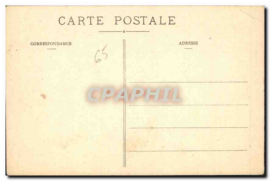 CPA Gavarnie La Breche de Roland  — Verso